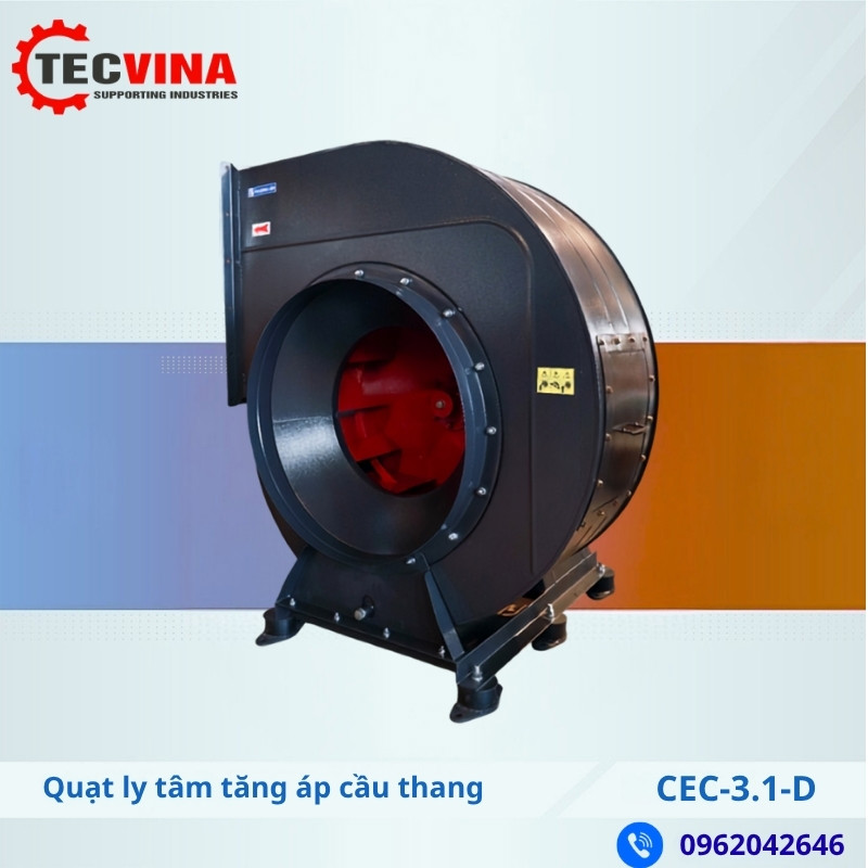 Quạt ly tâm tăng áp cầu thang CEC-3.1-D